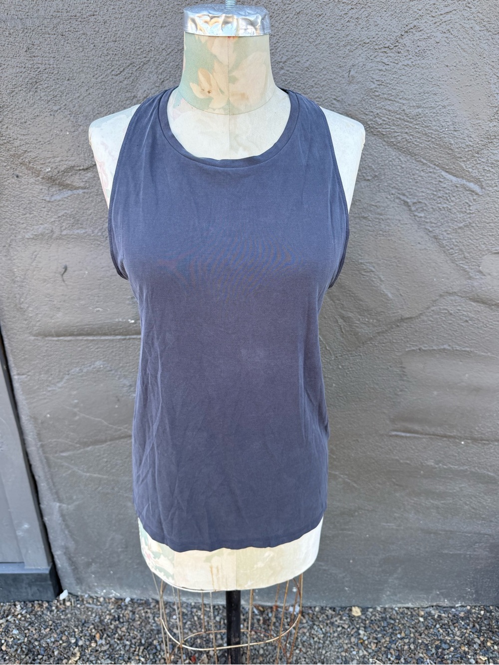 Victoria's Secret Charcoal Scoop Neck Tank Top